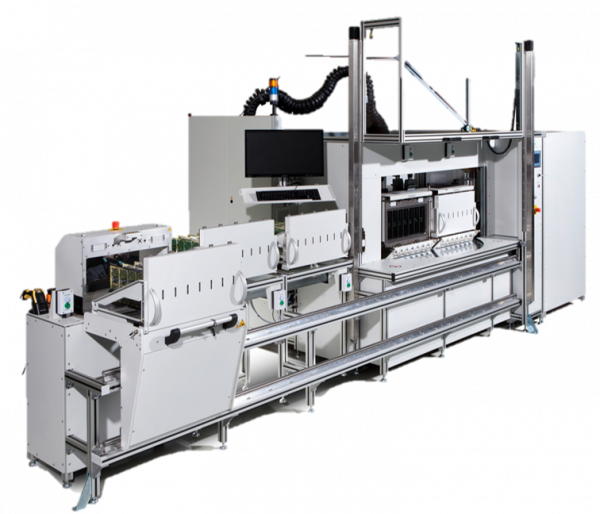 Temperierter Serien-Test von elektronischen Modulen 
